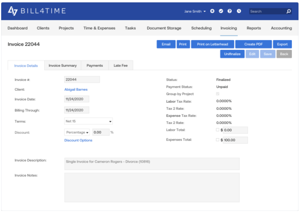 Bill4Time – Simplified billing